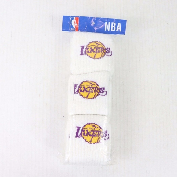 Vintage New Spalding Los Angeles Lakers Tube Socks